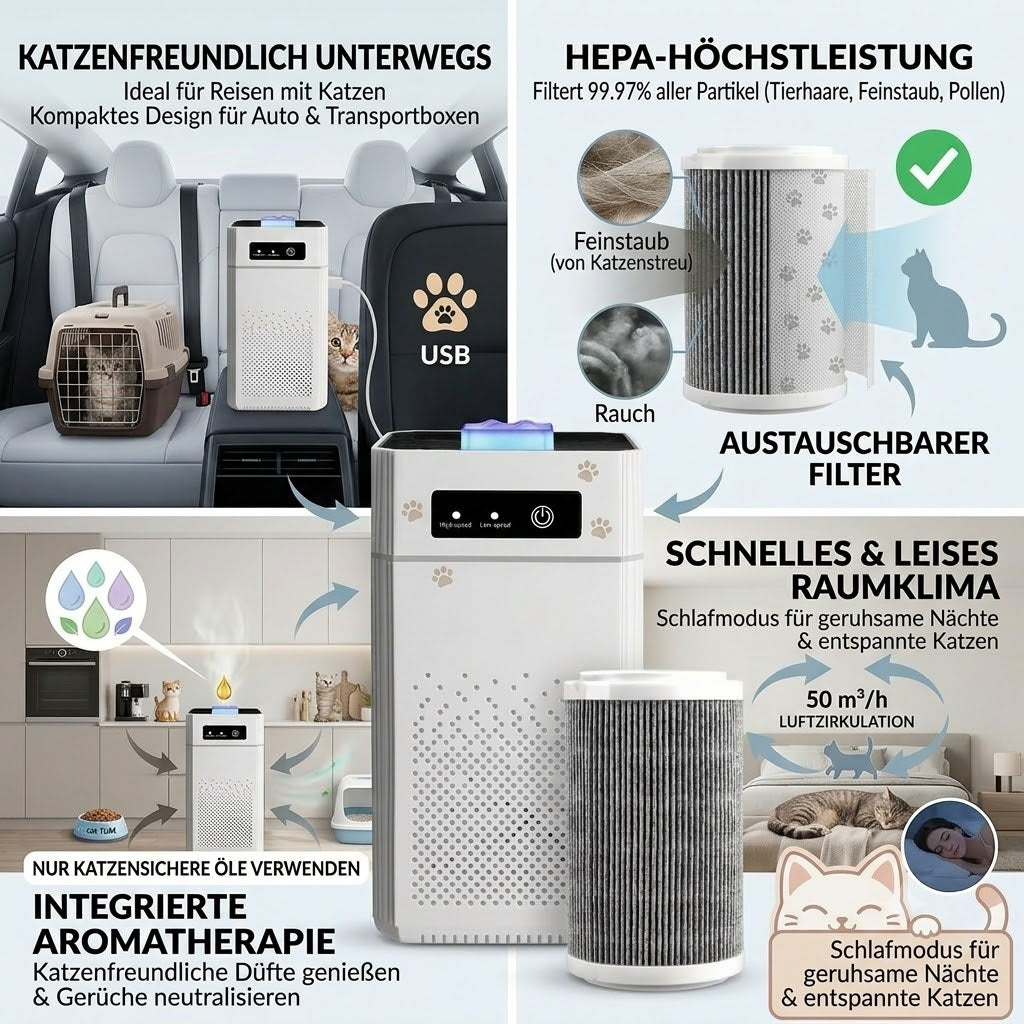 CatPurifier - Katzen Ionen-Luftreiniger