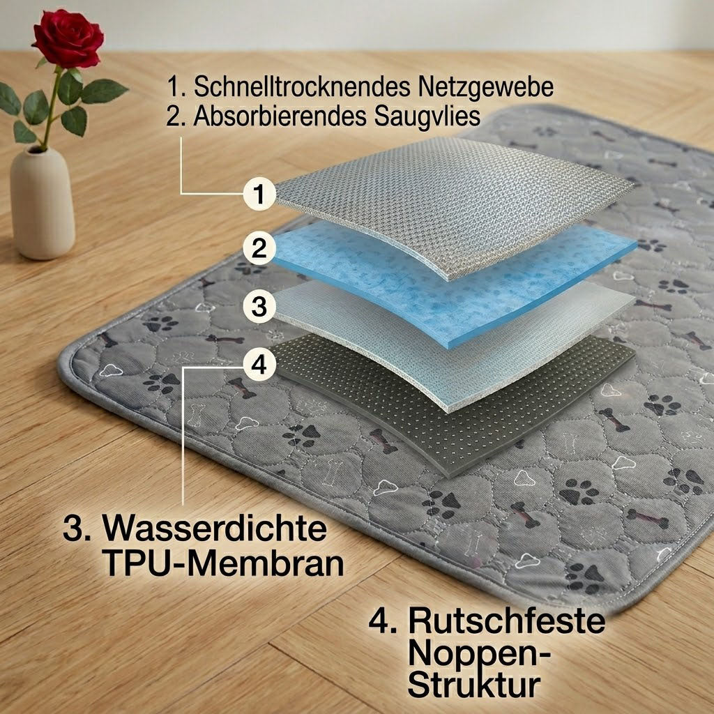 Waschbare Hunde-Pipi-Matte