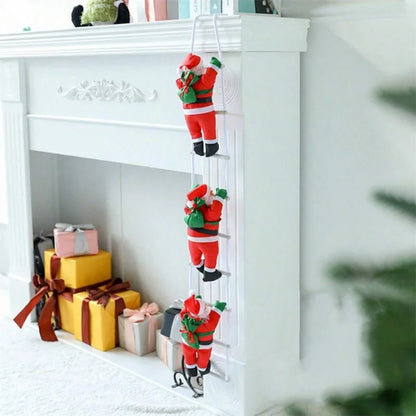 Kletterseil Weihnachtsmann Plüschpuppe