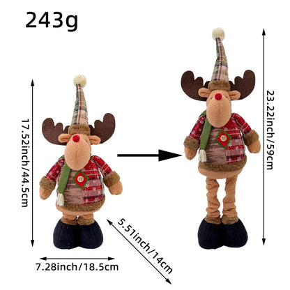 Einziehbare Weihnachtsfiguren
