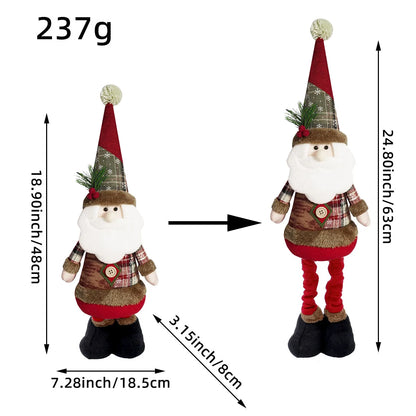 Einziehbare Weihnachtsfiguren